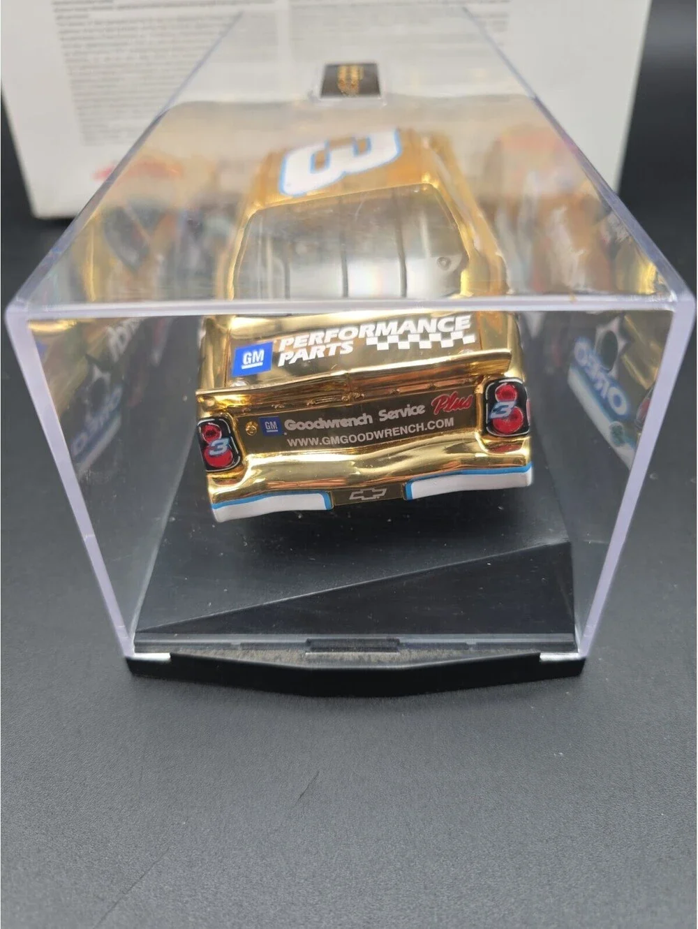 DALE EARNHARDT #3 2001 Monte Carlo 24K GOLD NASCAR ACTION RACE FANS 1/2000 Oreo